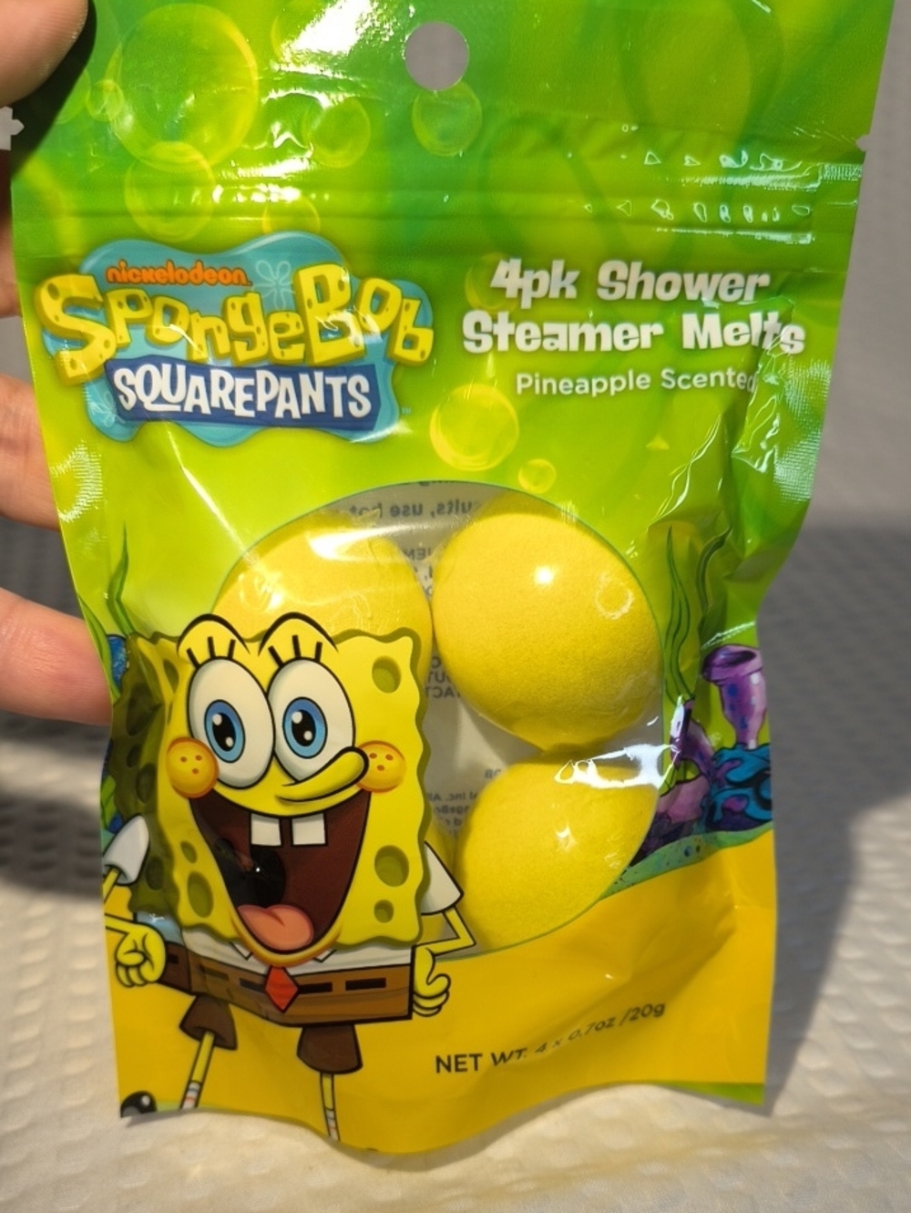 SpongeBob Shower Steamer Melts Set Of 4